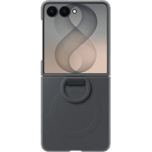 Samsung F776 Z Flip 8 Silicone Magnetic Ring Cover Graphite EF-EF776CB